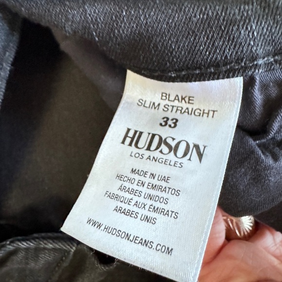 HUDSON Man Blake Slim Straight Fit Pants in sz. 33 - Picture 6 of 9